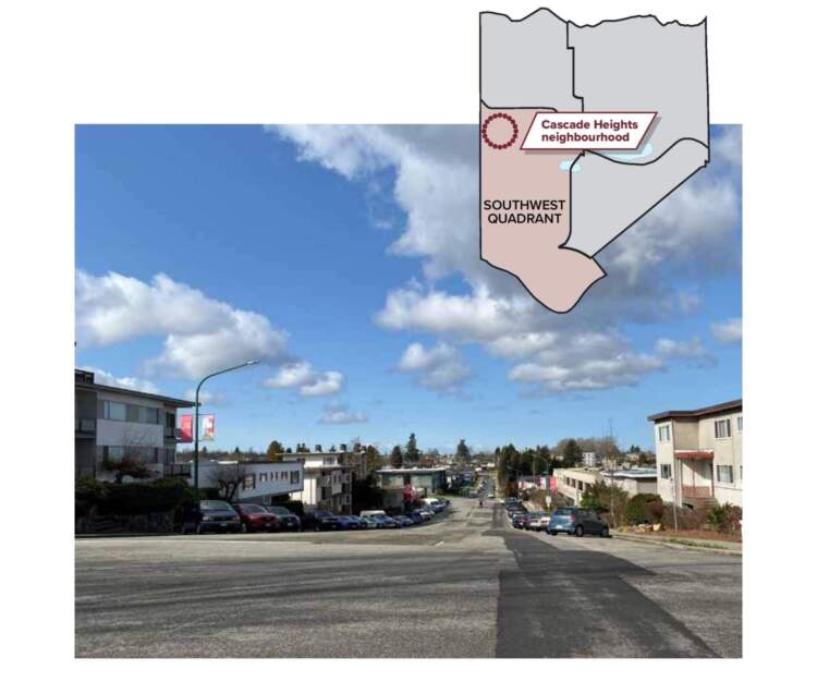 The Cascade Heights neighbourhood. Source: City of Burnaby website