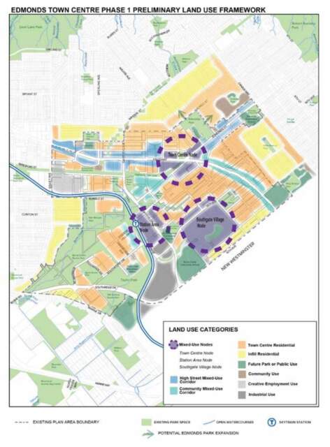 Edmonds Town Centre Community Plan Land Use
