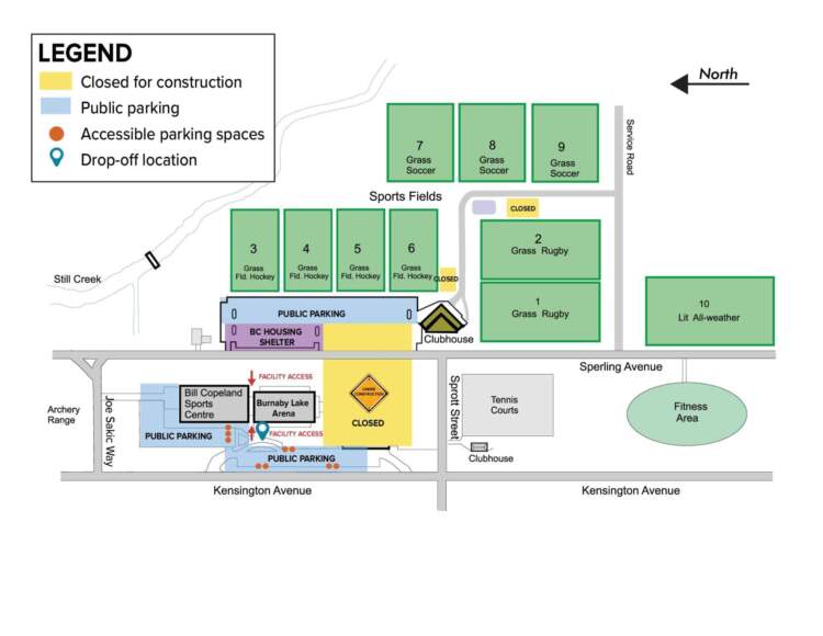 Burnaby-Lake-Sports-Complex-Parking-Changes-Map